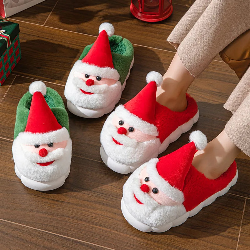 Plush Christmas Slippers