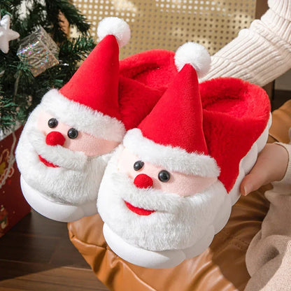 Plush Christmas Slippers